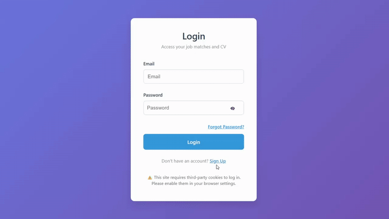 הדגמת הרשמה למערכת